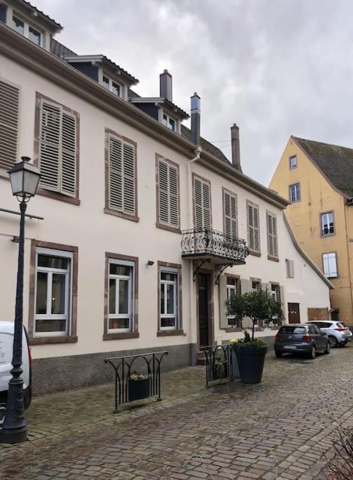 Appartement Au-Dessus Des Toits Plein Centre Avec Vue Sur Les Vignes à Barr Extérieur photo