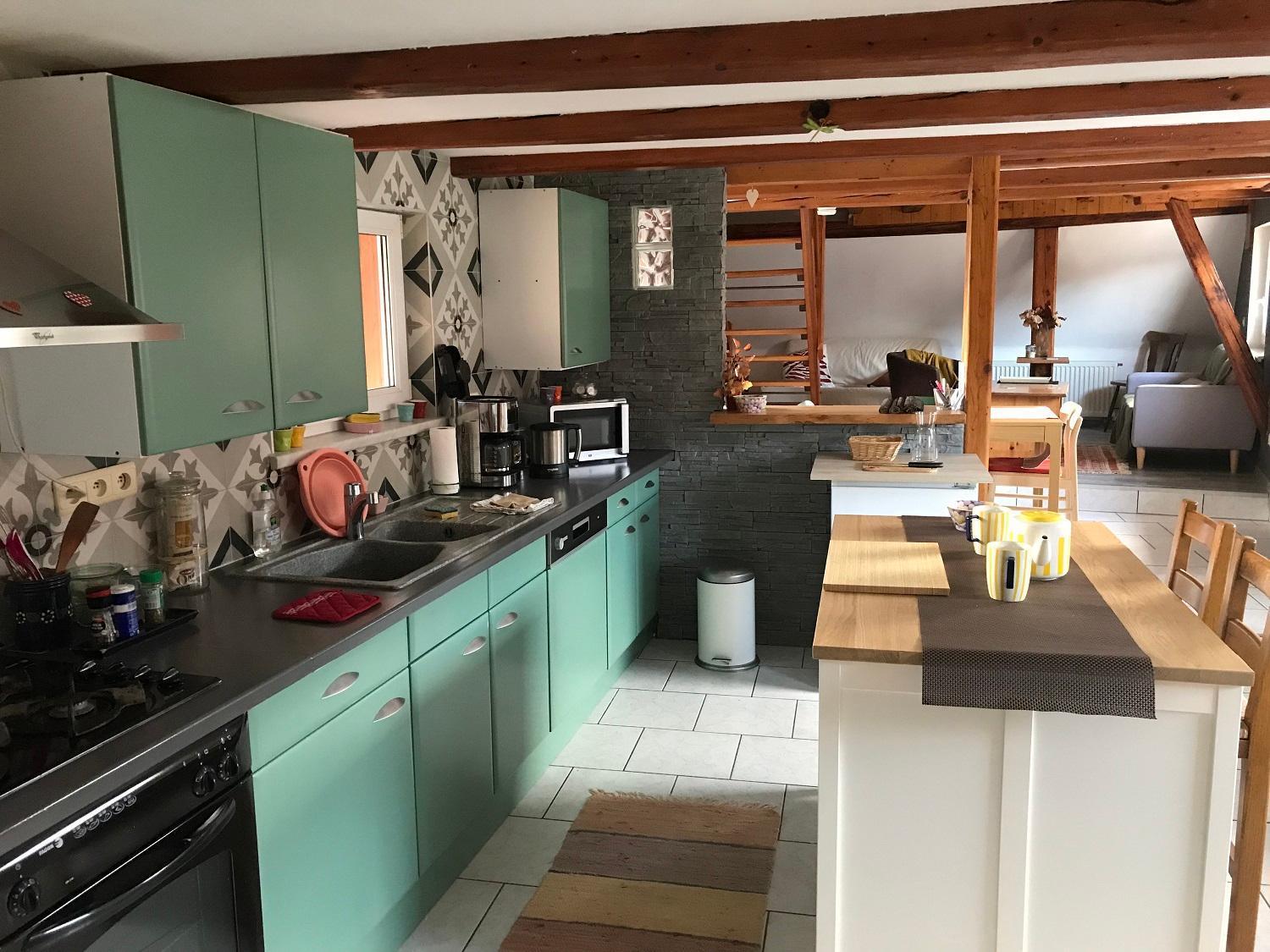 Appartement Au-Dessus Des Toits Plein Centre Avec Vue Sur Les Vignes à Barr Extérieur photo